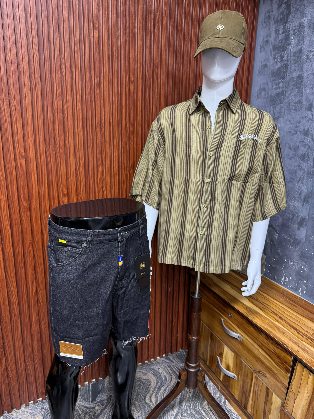 Jean Short Authentic Shirt